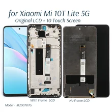 Original Display For Xiaomi Mi 10T Lite 5g  LCD Display 10 Touch Screen Replacement For Mi 10 T Lite 5G Phone LCD Screen Part