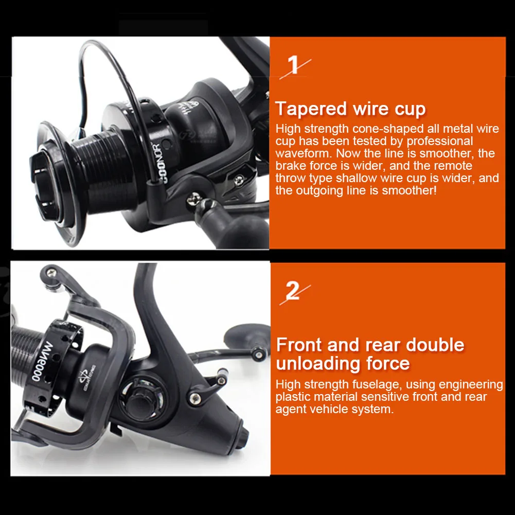 

11 + 1BB 5.1:1 Spinning Fishing Reel Accessories High Speed Outdoor Tools With Drag Knop Carp Full Metal Wheel Rock Spool