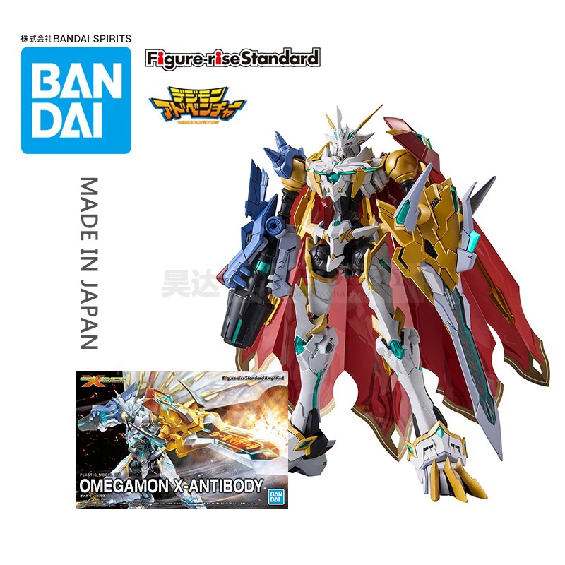 

Bandai Figure Digimon Adventure Omegamon X-Antibody Anime Figure Collectile Assembly Model Action Figure Toys Birthday Gift