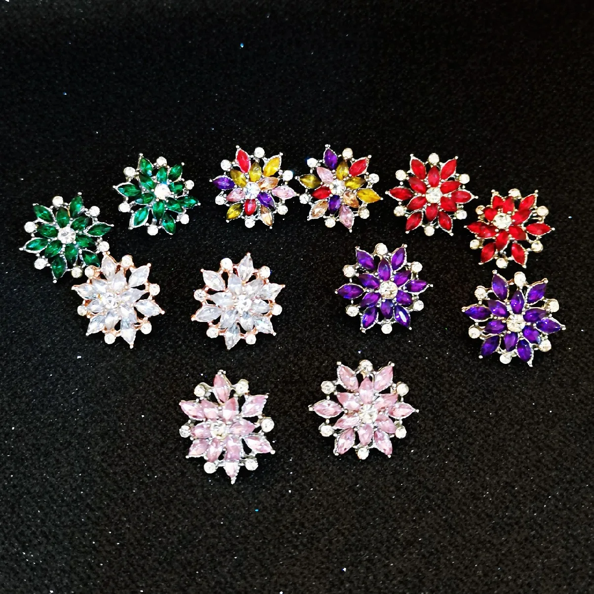 

Luxury Sunflower Double Layer Earrings for Women Fashion Creativity Zircon Girl Ear Studs