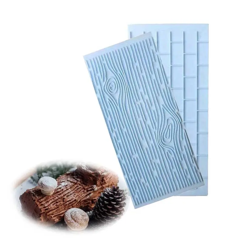 Новый коры дерева кирпичная стена Инструменты для выпечки силиконовые 2