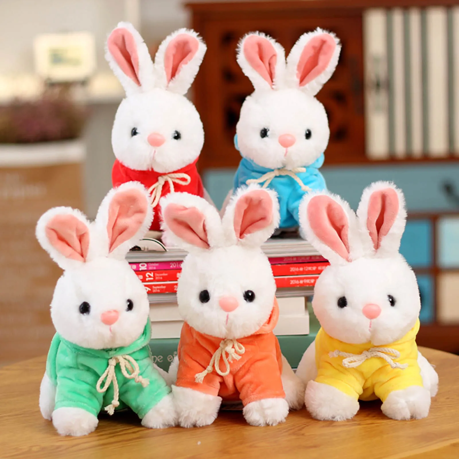 

Plush Animal Doll Imitation Rabbit Cute Plush Toy Three Colors Are Available Realistic Clear Outline And Lifelike Stuffed Toys