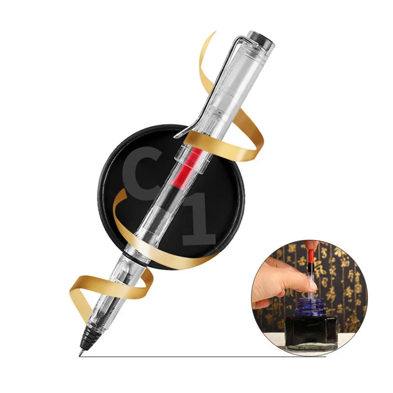 

Ручка шариковая прозрачная, 0,4/0,5 мм, с чернилами