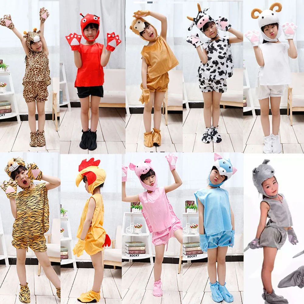 Детский комбинезон Purim для косплея с животными из мультфильмов коротким рукавом|