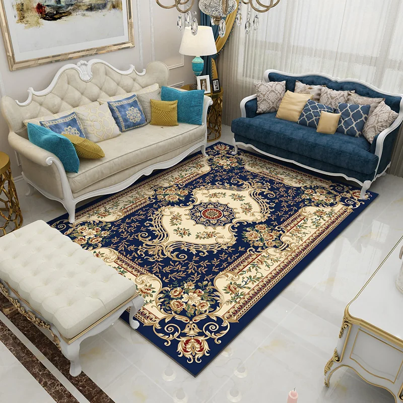 Online Tappeto Vintage Europa Per Soggiorno Decorazioni Per La Camera Da Letto Di Casa Tappeti Spessi Marocco Divano Tavolino Coperta Moderna Per Tappeti Di Grandi Dimensioni