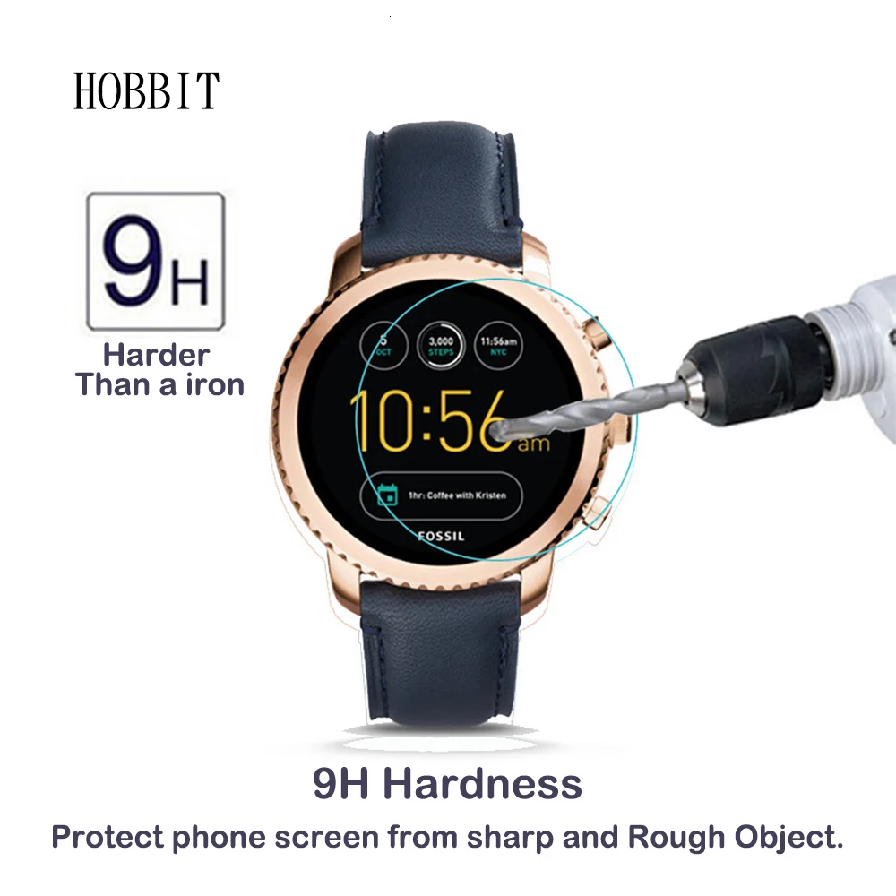 Прозрачная защитная пленка для экрана Fossil Q Explorer Gen 3 0,3 мм 2.5D из закаленного стекла
