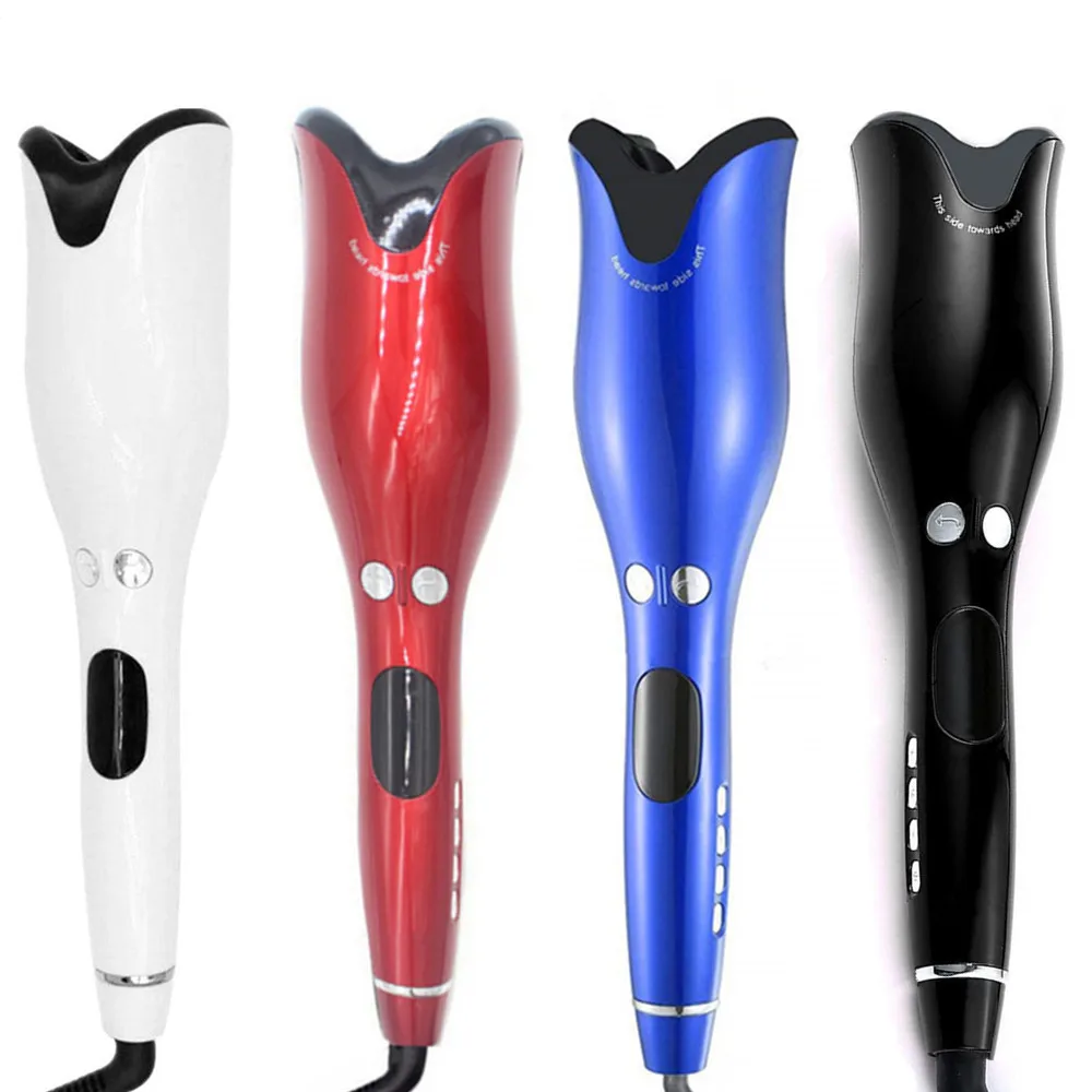 

Professional Hair Curler Flat Iron Automatic Ceramic Curler Iron Curling Wand Hair Curling Styling Tools