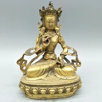 free delivery china elaborate brass statue bodhisattva buddha metal crafts home decoration2