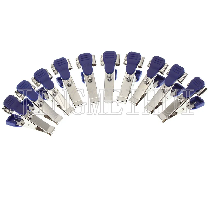 10pcs High quality alligator clip connector for Mindray/Nihon Kohden/Comen/Siemens/Bionet/GE/Edan animal/Vet ECG EKG cable. - купить по