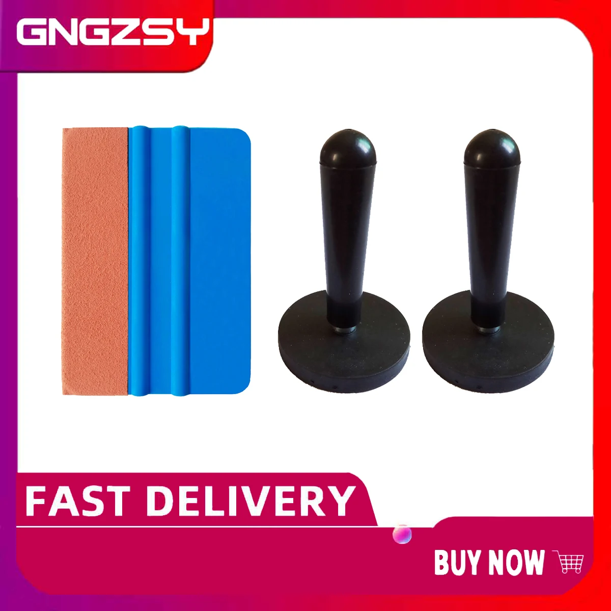 Оклеивания авто с эффектом хромирования инструментов винил скребок Войлок