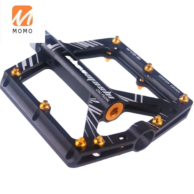 

8Bearings Wide Non-slip Aviation Aluminum Alloy Ultra-thin MTB Pedal With Shackles Bicycle Pedal