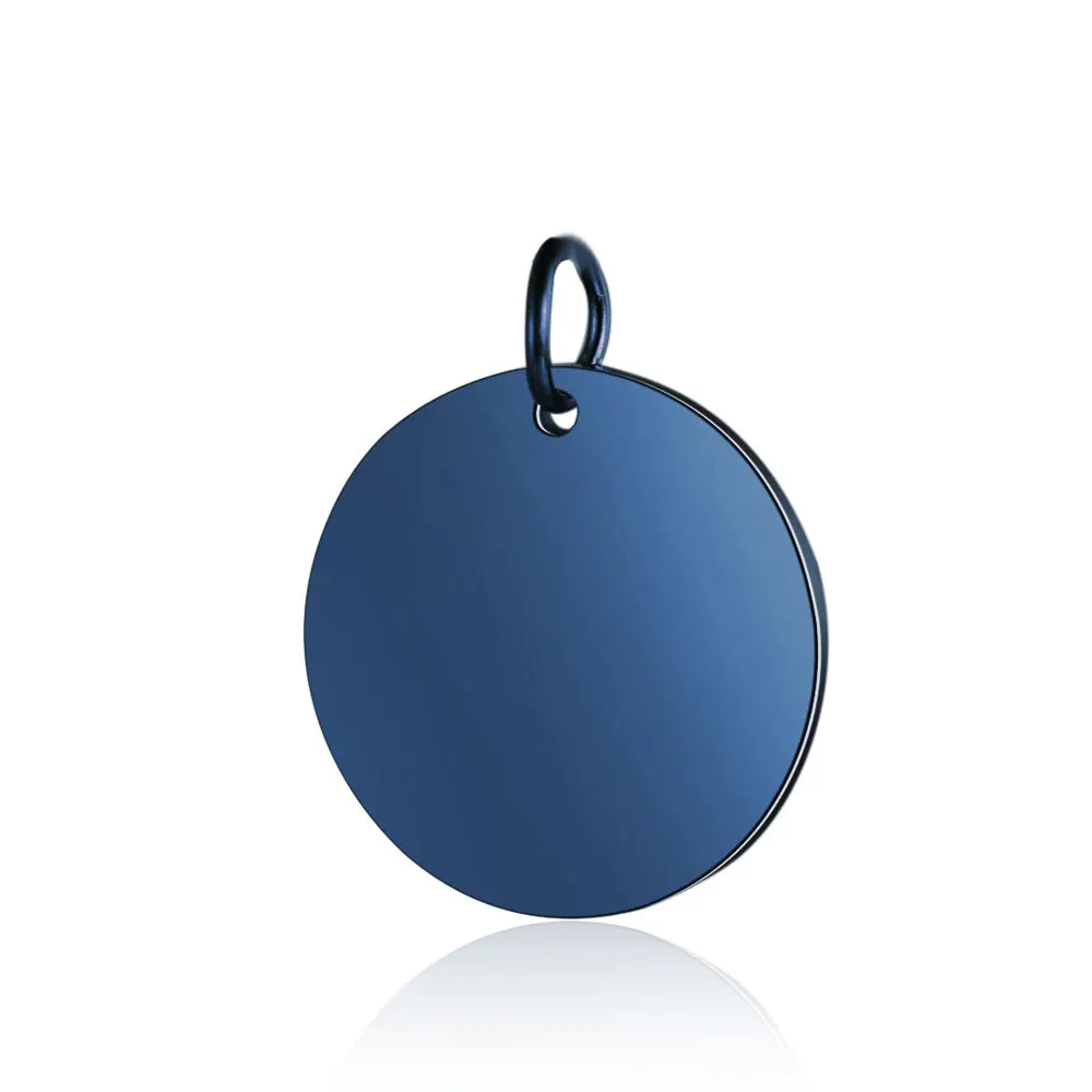 Зеркальный лак из нержавеющей стали круглая подвеска 22 мм пустая планка