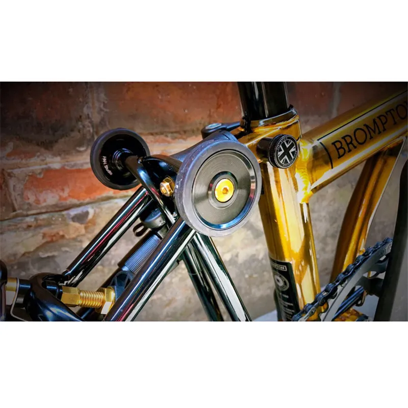 Складной велосипед легко колесо титановый болт для brompton велосипед Винт золотой серебряный черный ультралегкий титановый