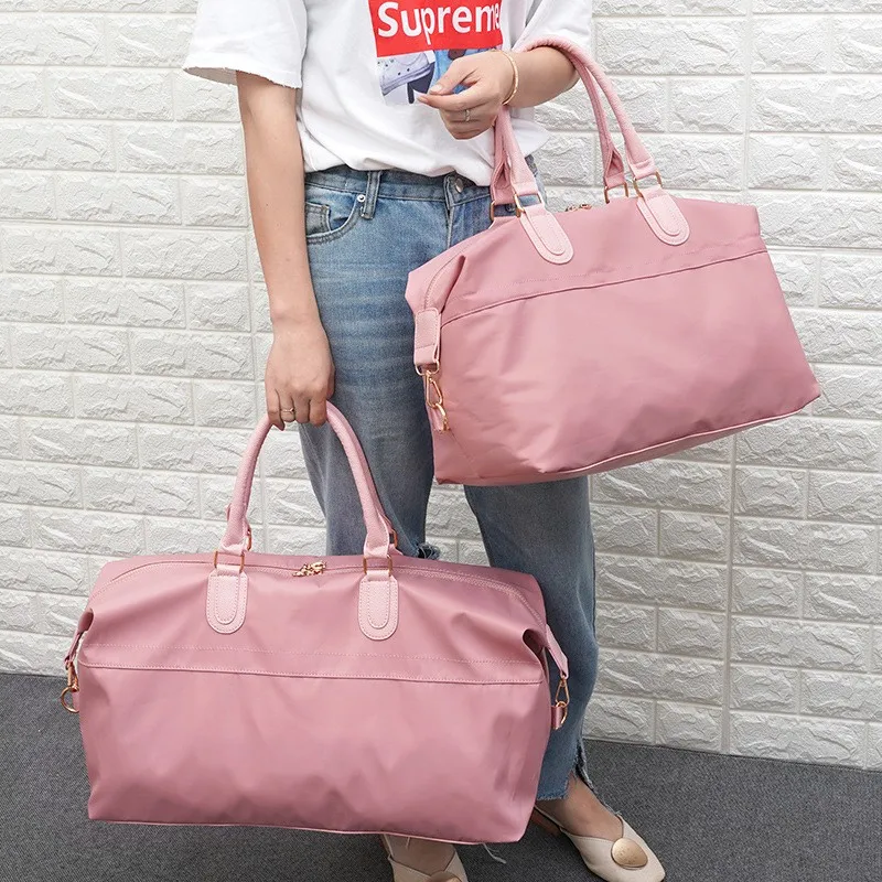 Outdoor Waterproof Nylon Sports Gym Bags Women Shoes Compartment Sport Bags Men Training Fitness Bag 2021 Yoga Running Handbag