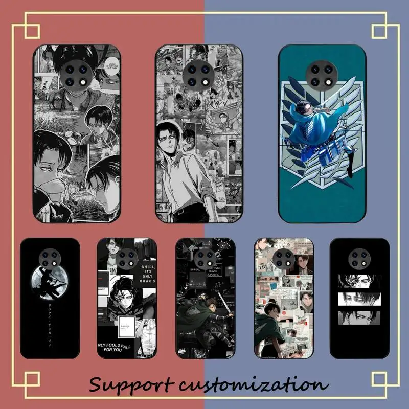 

Levi Ackerman Phone Case For Xiaomi Redmi Note8A 7 5 Note8pro 8T 9Pro TPU Coque for note6pro Funda Capa