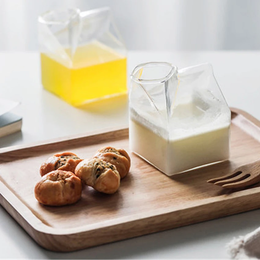 Новое поступление коробка для молока стеклянная чашка креативная бутылка сока