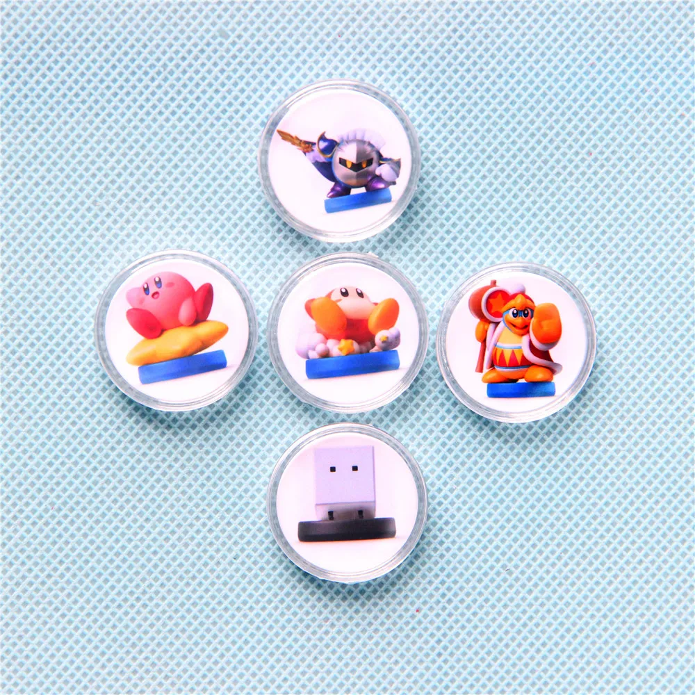 Набор из 5 игровых карт Kirby для Amibo наклейка NFC с чипом ntag215 подходит быстрого