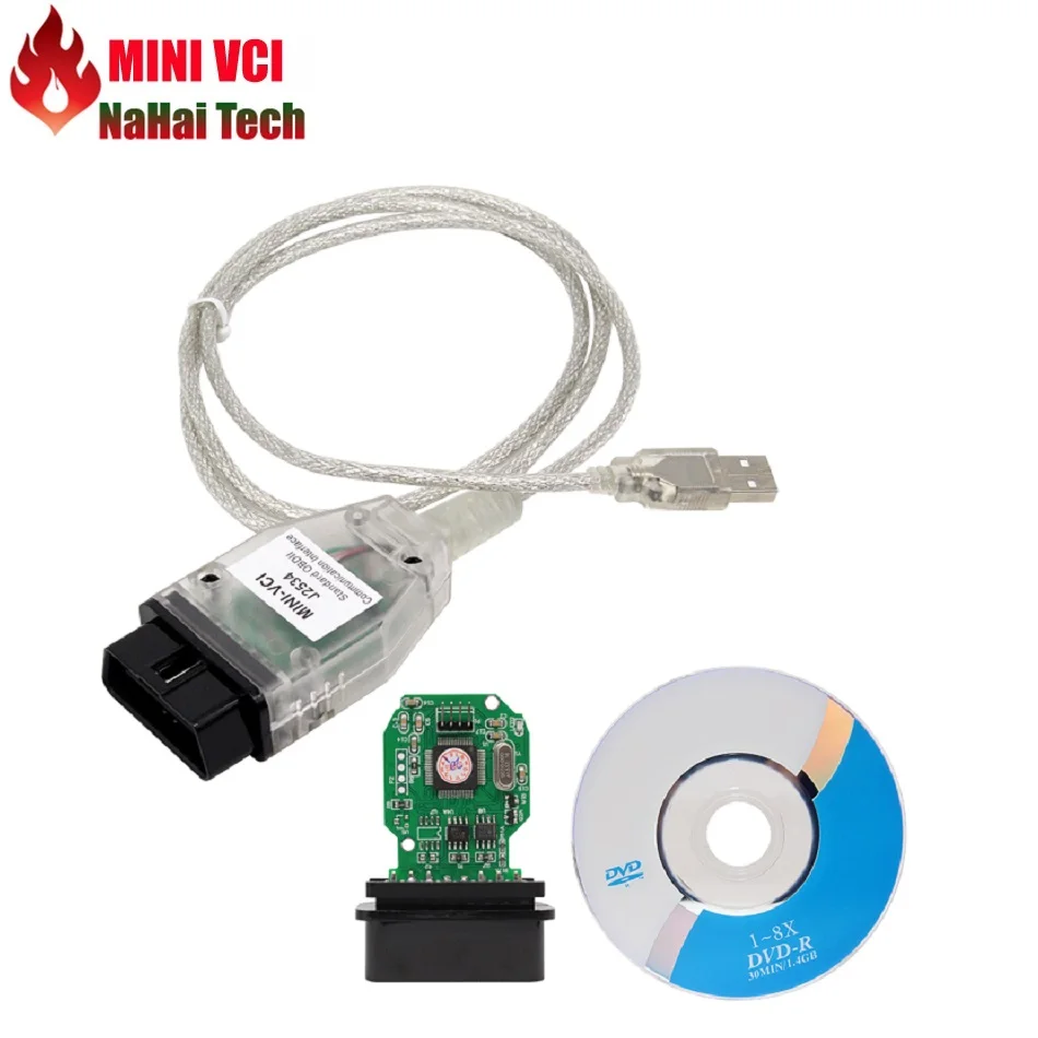 Мини VCI J2534 автомобильный диагностический кабель V15.00.028 версия FT232RQ Чип поддержка