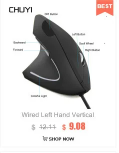 CHUYI Беспроводная Bluetooth мышь эргономичная Вертикальная компьютерная Mice1600DPI оптическая Mause 5D игровая здоровая мышь для ноутбука PC Gamer
