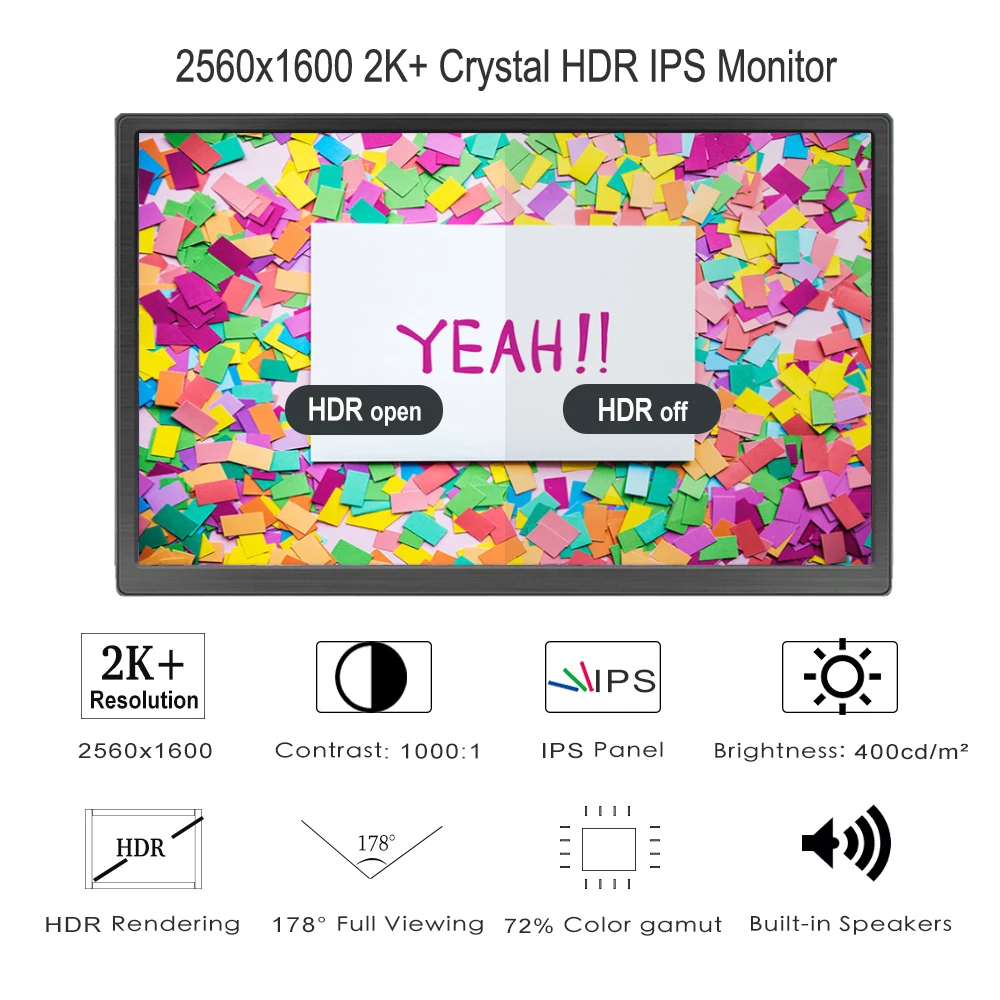 10 1 дюймовый HDR IPS-монитор разрешение X игровой экран для коммутатора Windows Raspberry pi ПК