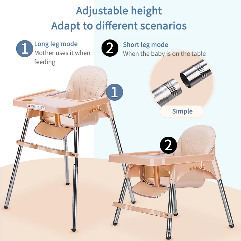 Baby Dining Chair Children's Multifunctional Environmental Protection Dining Table Foldable Portable Eating Table And Chairs