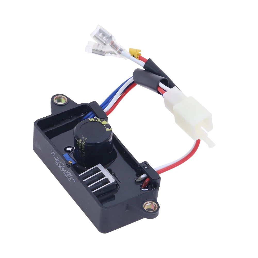 

Automatic Electric Voltage Rectifier Regulator For Single Phase 2KW-3KW Chinese Gasoline Generator Spare Parts AVR 110*38*35mm