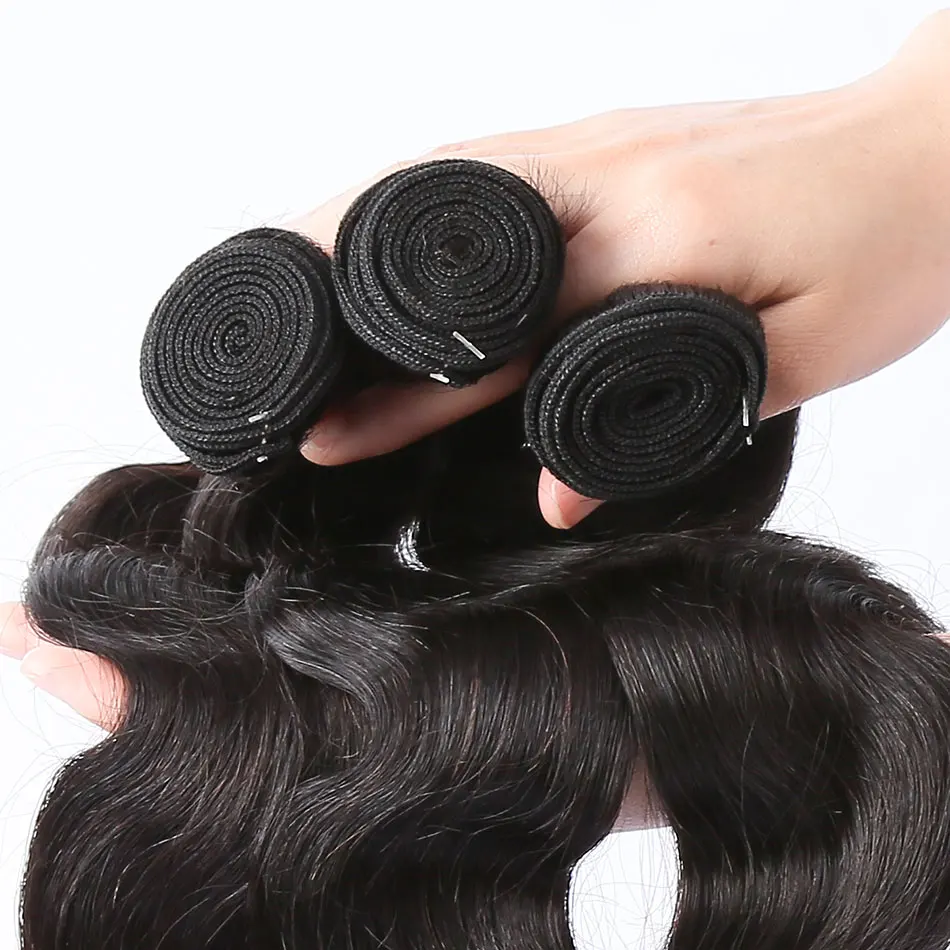 Linksbeauty волнистые волосы 8- 28 30 32 40 дюймов бразильские 3 4 волнипряди с 4X4 кружевной