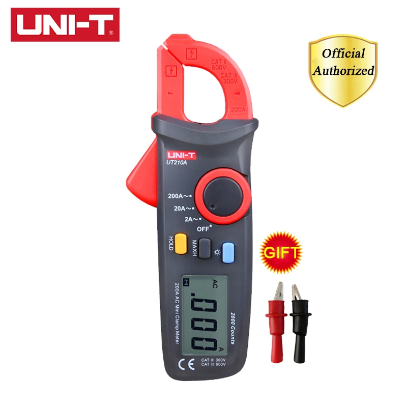 

UNI-T UT210A UT210B UT210C UT210D UT210E Цифровые токоизмерительные клещи с истинным среднеквадратичным значением, тестер емкости переменного/постоянного тока Бесконтактный мультиметр