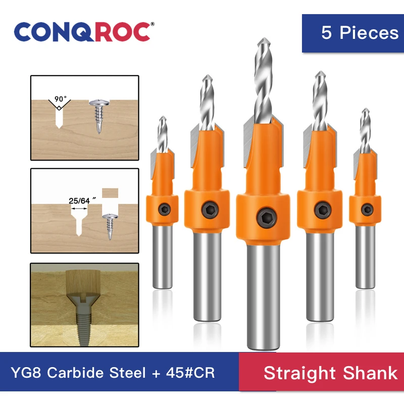 5 шт. твердосплавные сверла YG8 для работ по дереву | Инструменты