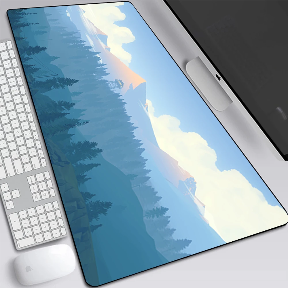 

Anime Fantasy Landscape Large Gaming Mouse Pad Computer Laptop Mousepad Keyboard Pad Desk Mat PC Gamer Mouse Mat Office Mausepad