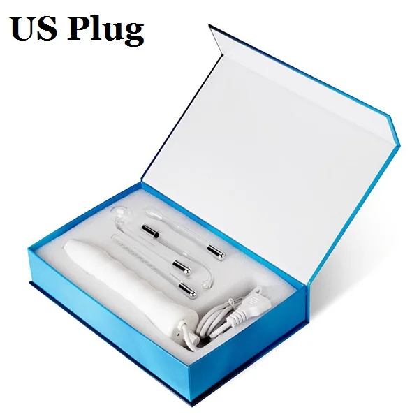 US Plug Портативный Высокочастотный D'arsonval подтяжка кожи удаляет пятна от акне прибор для удаления черных точек Инструмент устройство косметический инструмент - Цвет: US Plug