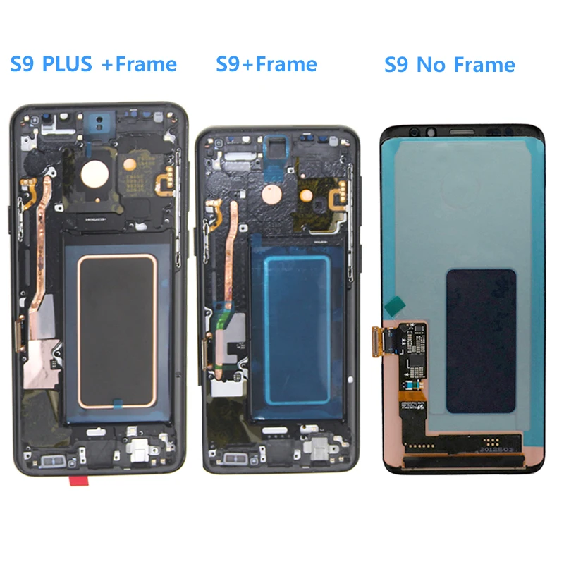 Оригинальный дисплей для Samsung Galaxy S9 G960 G960F Plus G965 G965f ЖК-дисплей с рамкой сенсорный