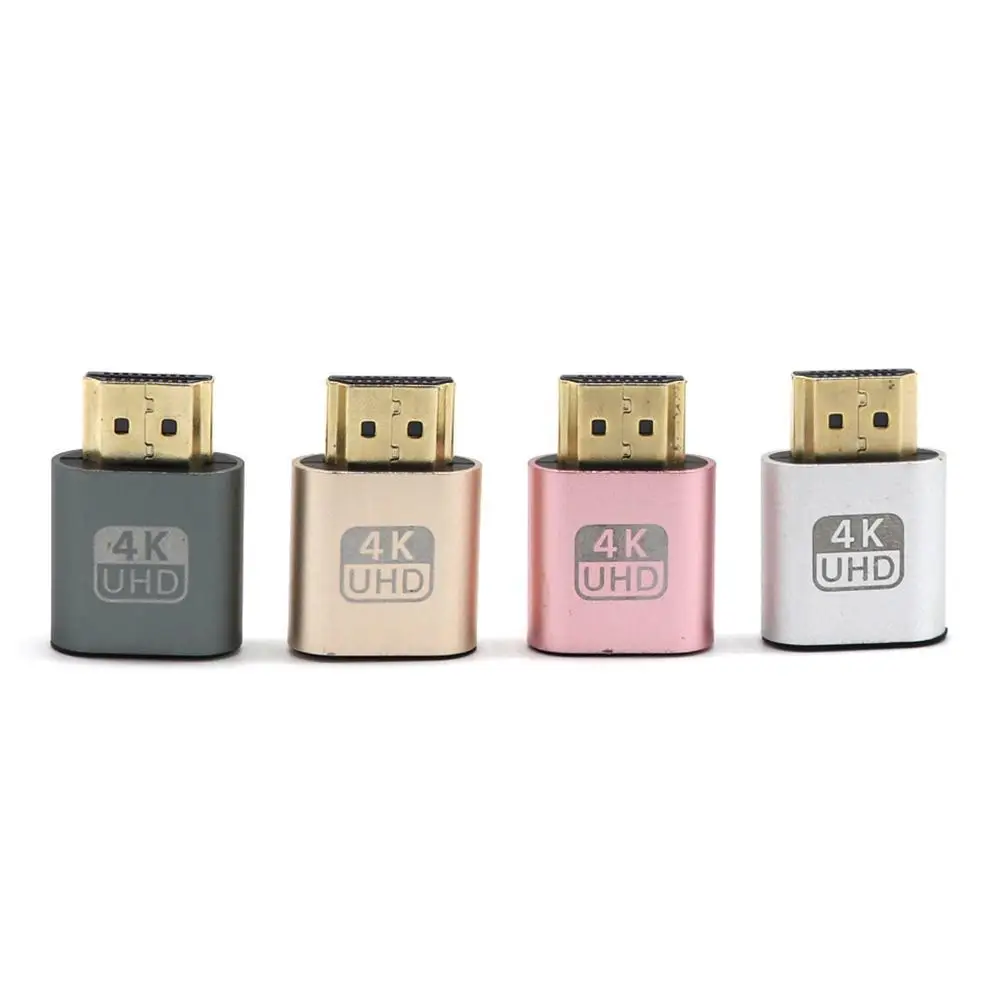 Комплект из 2 предметов 4K совместимому с HDMI DDC EDID разъем VGA виртуальной эмулятор