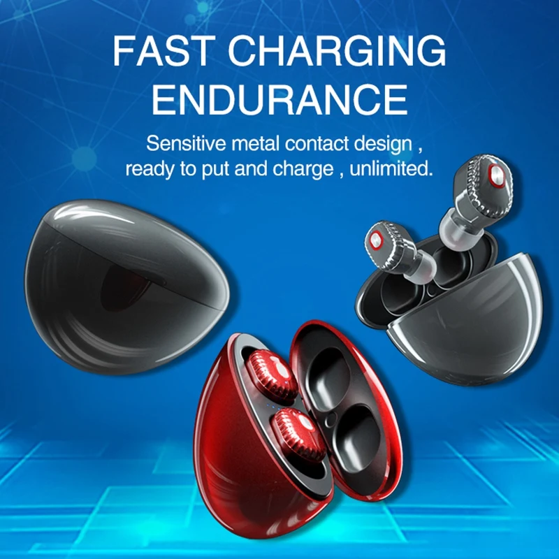 

LD01 Bluetooth Earphones Two Ears Wireless Bluetooth Headset Input Earphone Handsfree Wireless Headphone