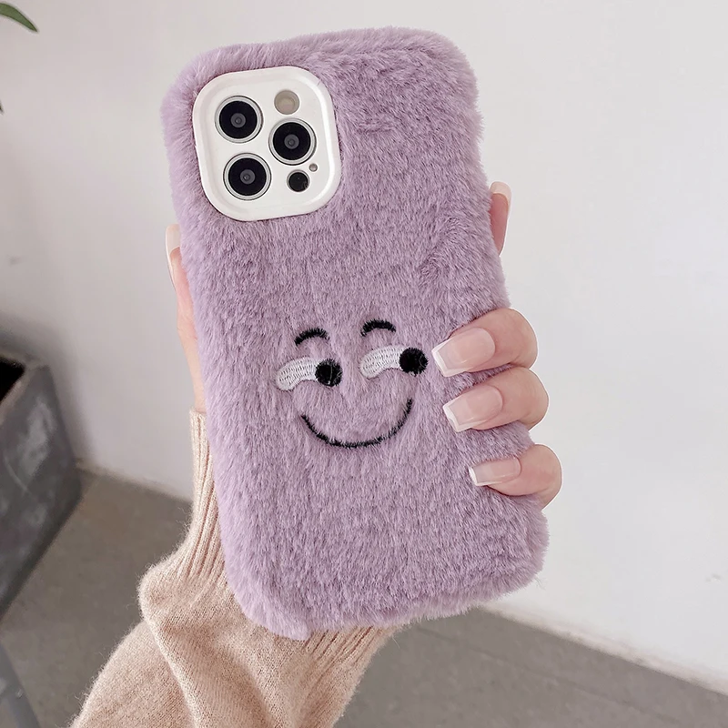 

Женский чехол с забавными эмоциями для Huawei Y5, Y6, Y7, Y9 2019, Honor 7A, 8A, 8X, 9X, 10i, 20 Pro, Mate 30, 20 lite, пушистый теплый мягкий чехол