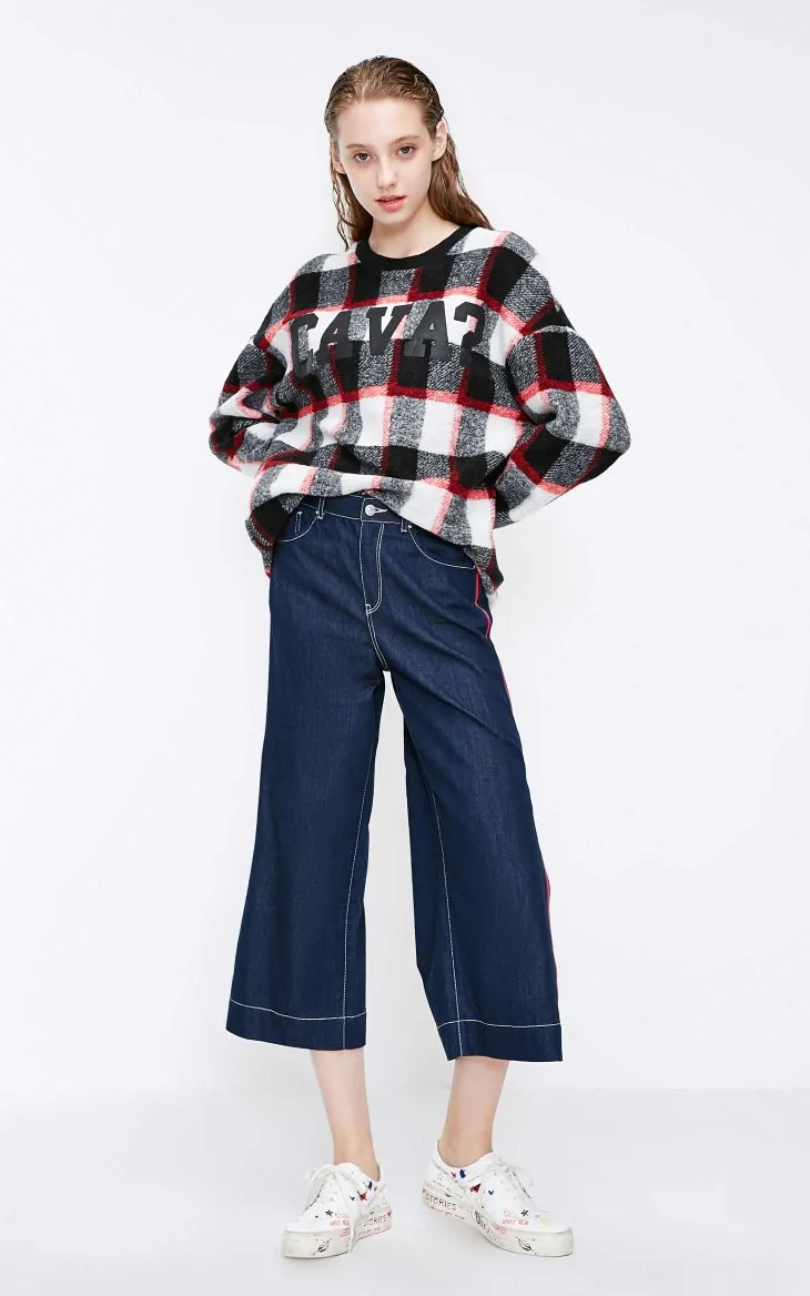 Vero Moda уличная толстовка с капюшоном и принтом в клетку с открытыми плечами | 318333519