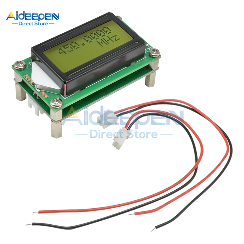 

DC 9-12V 1MHz-1.2GHz LCD Digital RF Frequency Counter Tester PLJ-0802-E Frequency Meter For Ham Radio 1-1200mhz DIY Kit