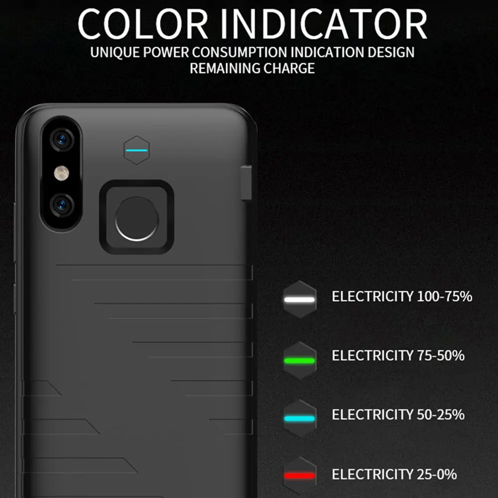 Ультратонкий чехол с аккумулятором для Xiaomi 8 9 SE зарядным устройством Redmi K20/K20Pro/9T/9T