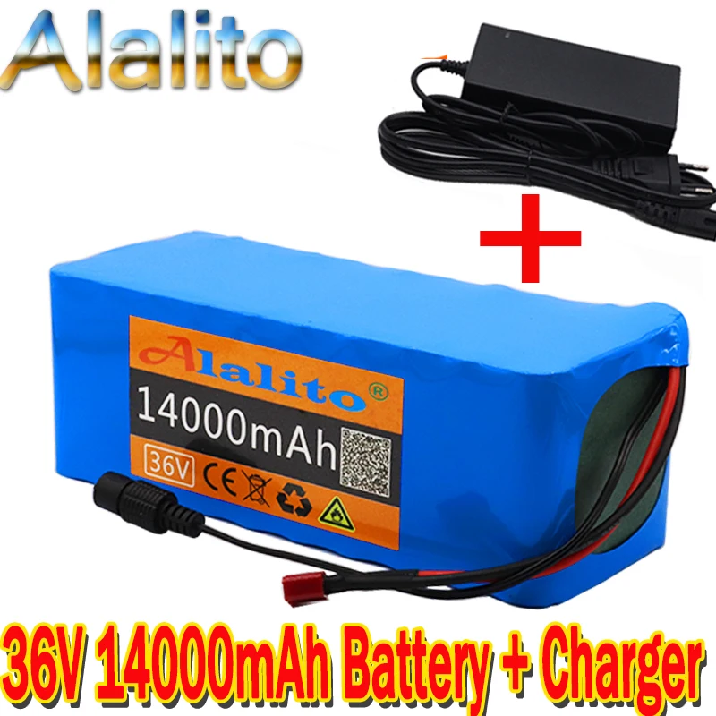 36V батарея 10S4P 14h аккумулятор 500W высокой мощности 42V 14000mAh Ebike Электрический