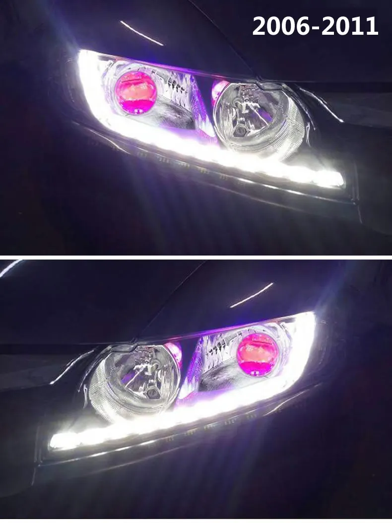 Автомобильный Стайлинг для Honda Civic Bi-xenon двойной объектив HID комплект Автомобильный Стайлинг 8 поколение для Honda Civic фары парковка 2006-2012