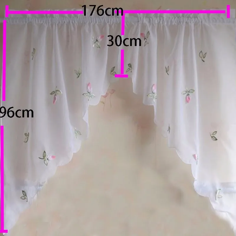 Искусственные короткие декоративные шторы для кухонных окон кухонные занавески