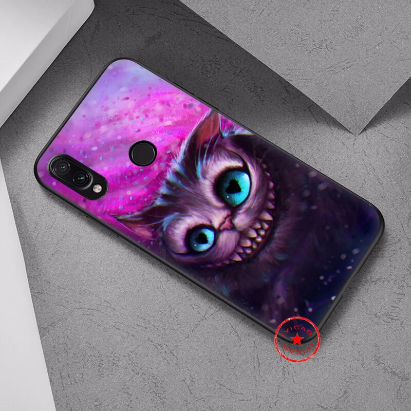 IYICAO Alice Cheshire Cat Soft Case for Xiaomi Redmi Note 8 7 6 5 Pro 5A 4X Silicone TPU |