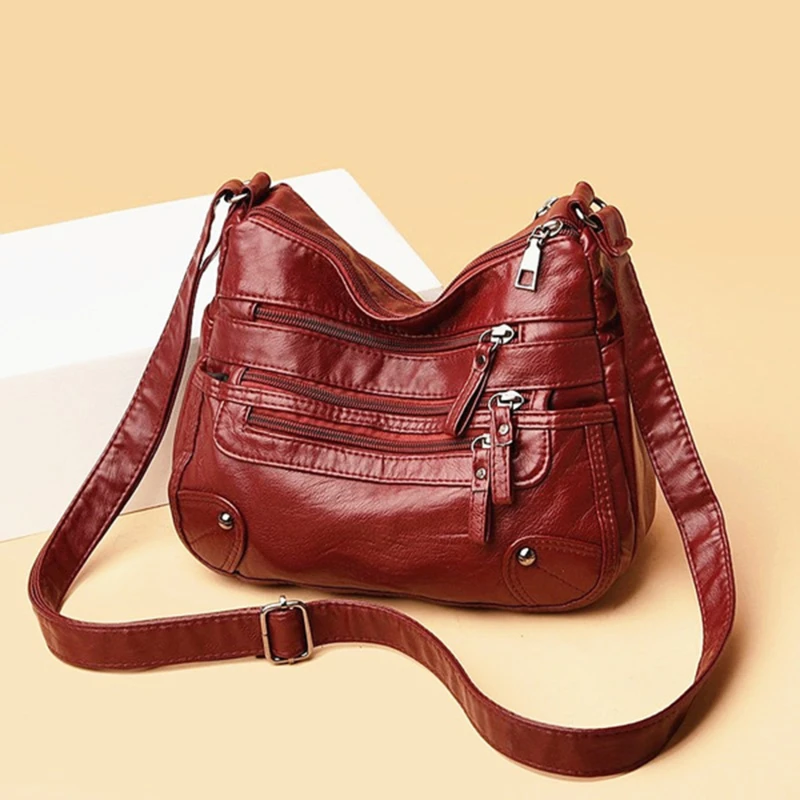 

Новые Мягкие клапаном одного плеча Crossbody сумка Роскошные Сумки для женщина 2021 все-матч большой Ёмкость из искусственной кожи через плечо