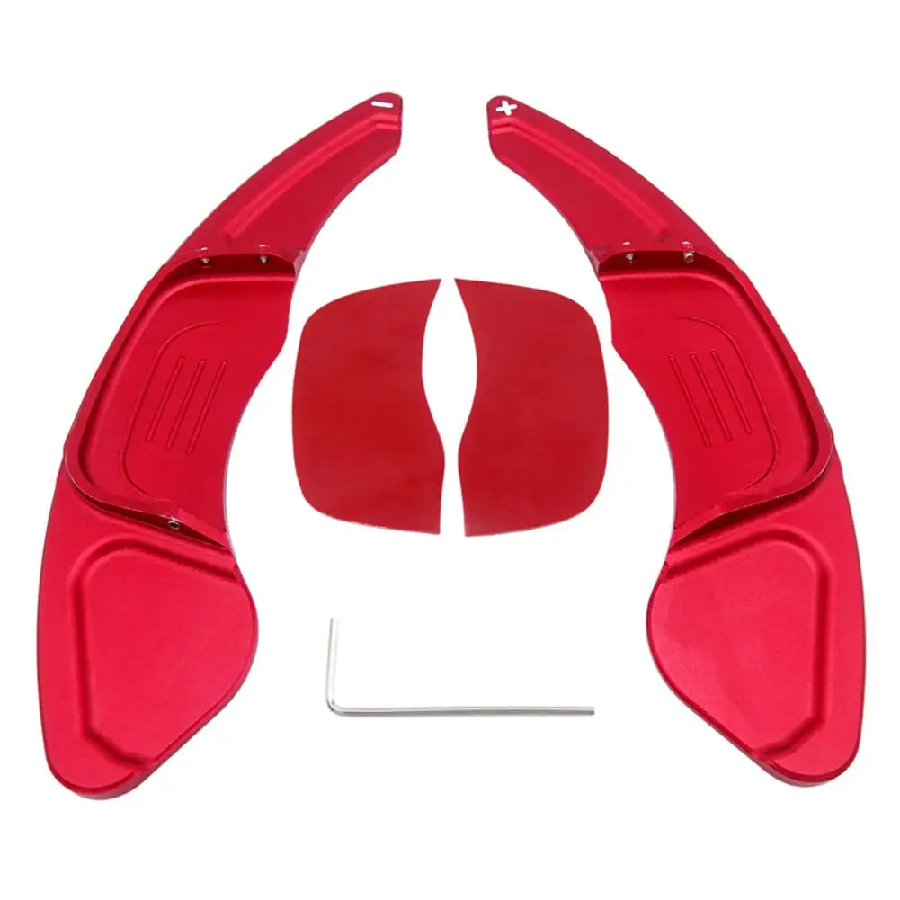 Автомобильный Алюминиевый руль переключения лопасти для Volkswagen VW GOLF 7 2015-GTI R MK7