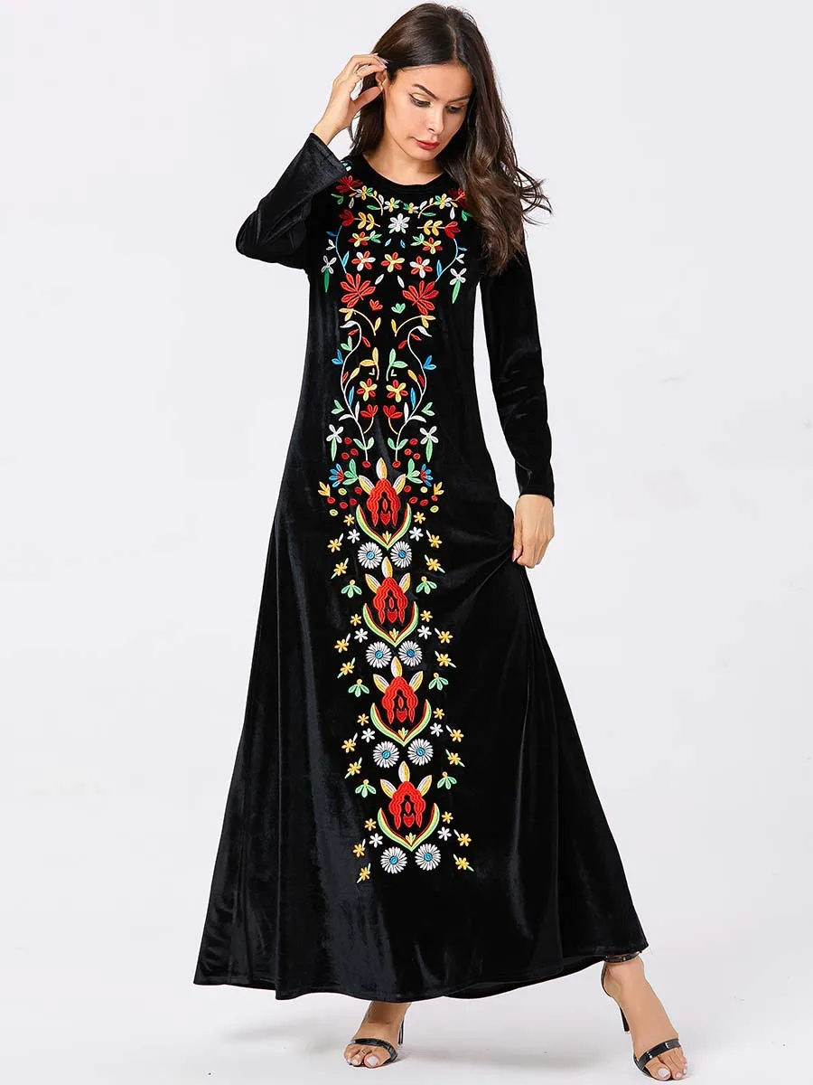 Мусульманское платье мусульманская одежда модная большого размера