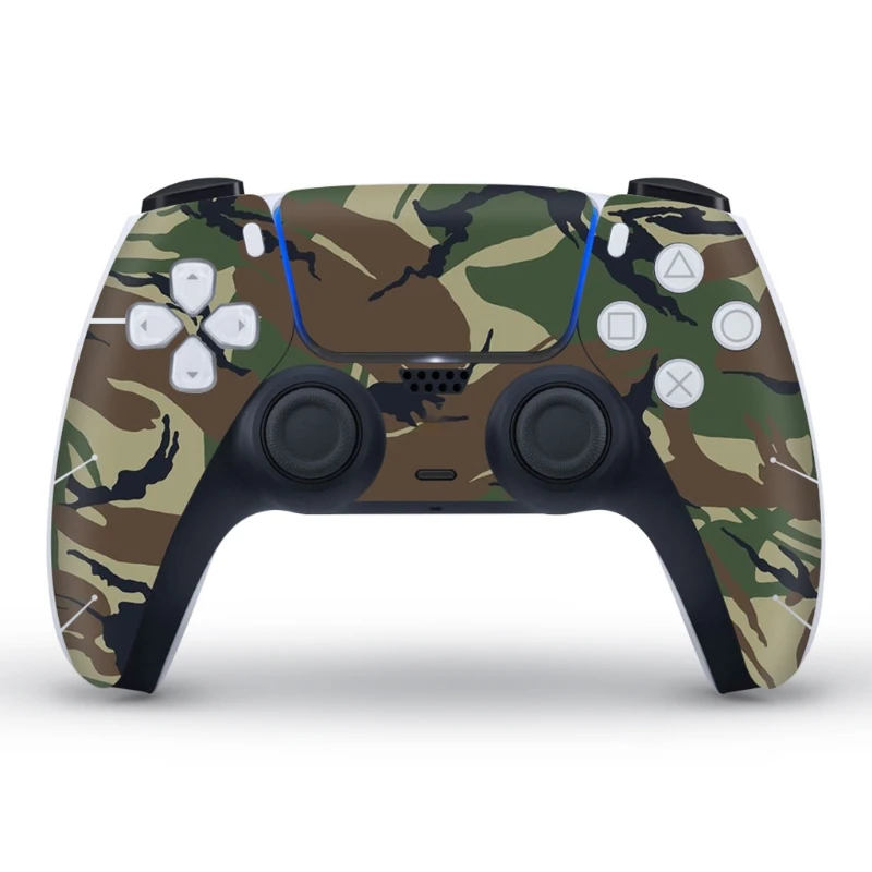 

For PS5 Controller Camouflage Vinyl Skin Sticker Cover Skin Gamepad Decal Joystick Joypad Controle