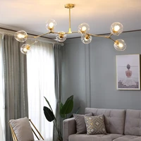 modern glass chandelier nordic living room dining room kitchen lamp designer chandelier industrial chandelier