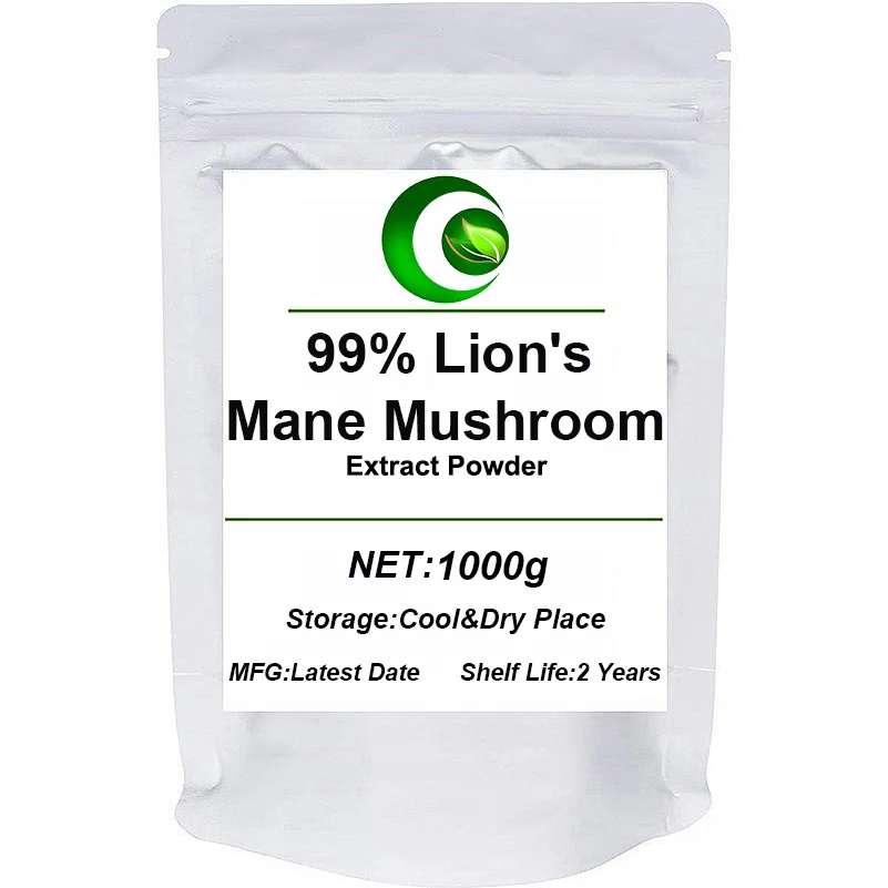 

Lion's Mane Mushroom Dual Extract Polysaccharides Powder Organic Pure Lion's Mane Extract