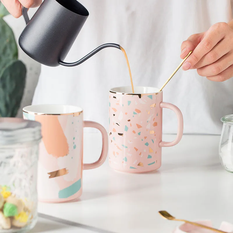 Креативная керамическая кружка в Корейском стиле для современных девушек