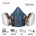 Респиратор 9 в 1 для защиты от химических веществ, 7502, 6001